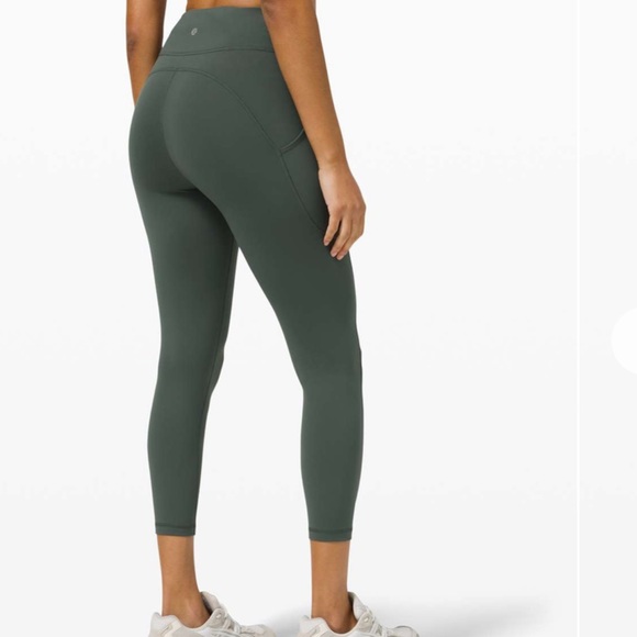 Lululemon invigorate tights 23” smoked spruce
